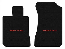 Lloyd Luxe Front Mats for '78-87 Pontiac Grand Prix w/Red on Black Pontiac