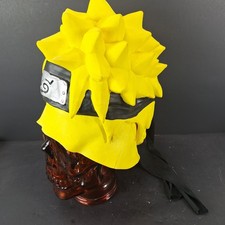 Anime Naruto Uzumaki Cosplay Hair Wig Halloween Costume Latex Rubber