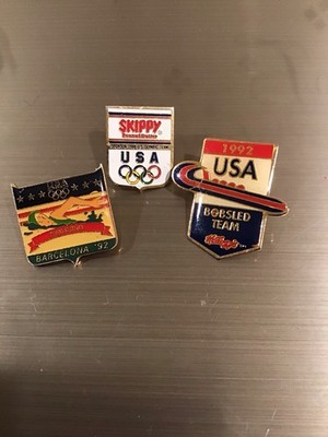 Vintage 1992 USA Olympics Kelloggs Skippy Pins | eBay
