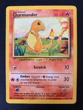 CHARMANDER - 046/102 - SET BASE - CARTA POKEMON - LP