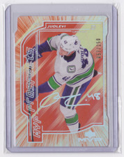 2020-21 UD MVP PROSPECTS COLORS & CONTOURS GOLD 57/250 OLLI JUOLEVI #108 CANUCKS