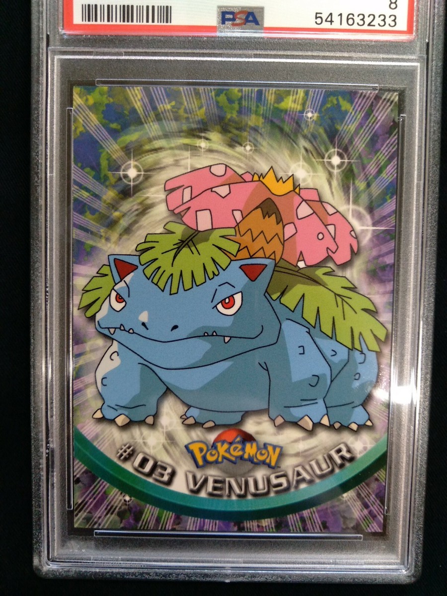 1999 Topps Pokemon T.V. - Venusaur - #3 NM - MT Graded PSA 8 | eBay