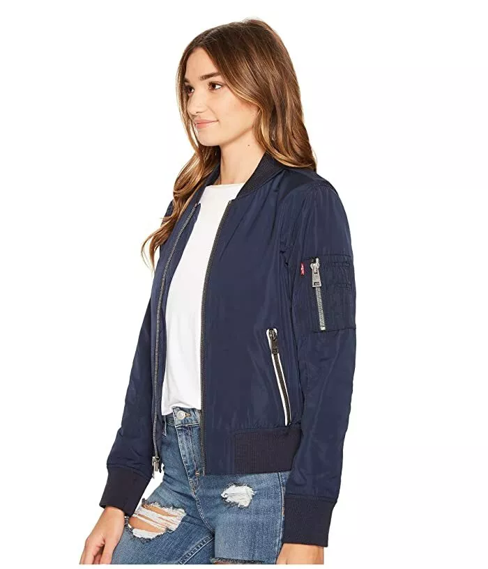 Levi's flight bomber jacket womens hotsell