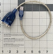USB to RS232 DB9 Serial Adapter