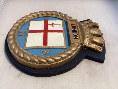 R.N.R LONDON WANDRELIEF / SCHILD (HANDBEMALTE VERSION ) - Bild 3 von 8