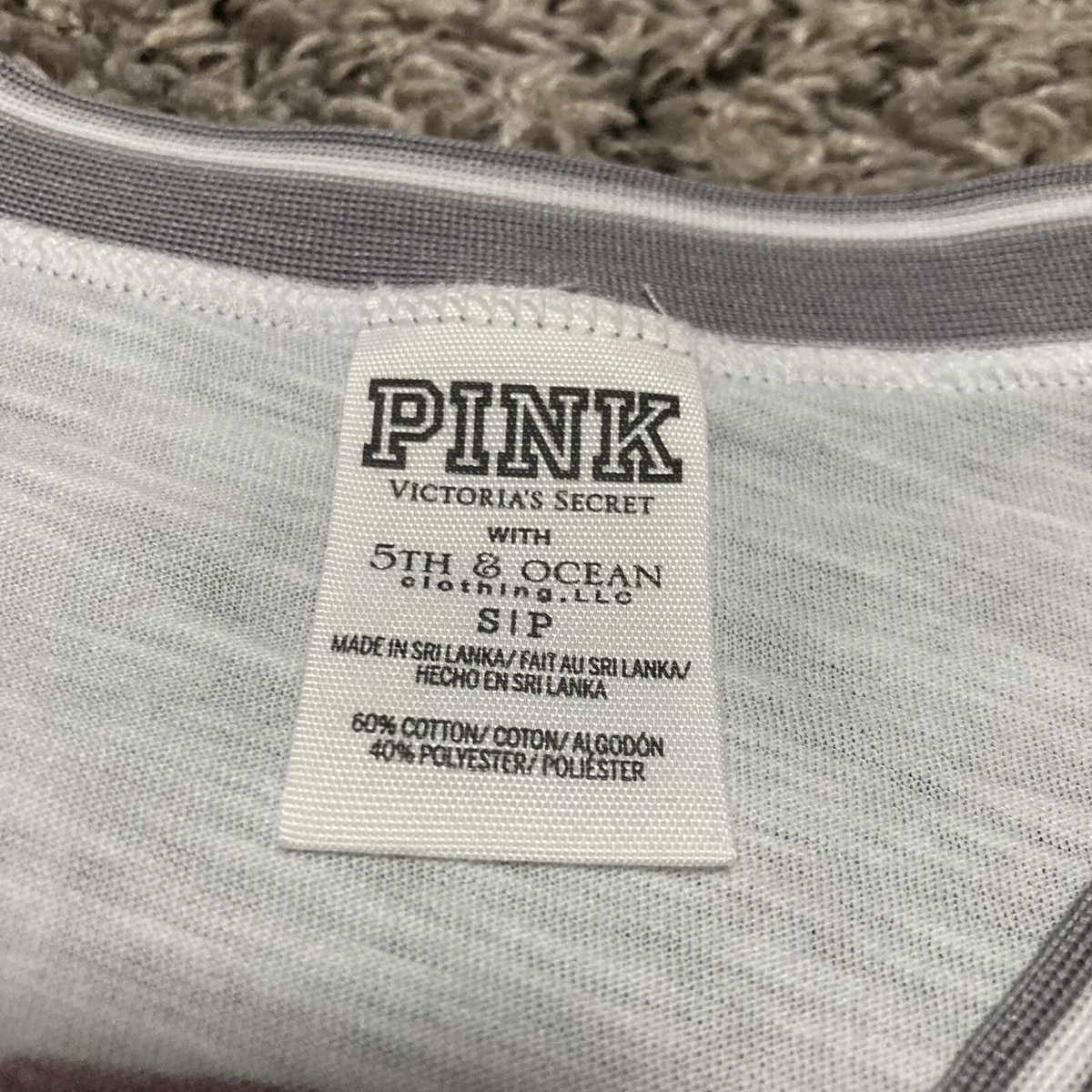 T-shirt Victoria's Secret – Rose Bling – Iowa State University – Neuf Avec étiquette