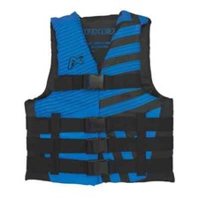 Airhead 10081-04-A-BKSB Trend Series Adult S/M Life Jacket - Blue/Black NEW 