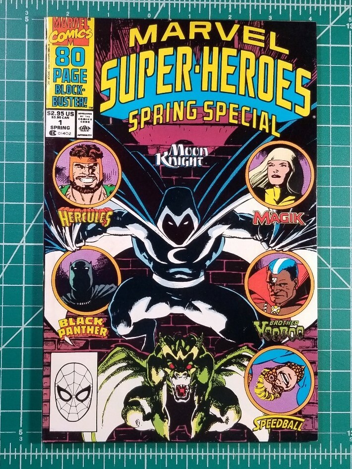 Marvel Super Heroes #1 (1990) Spring Special Moon Knight Magik
