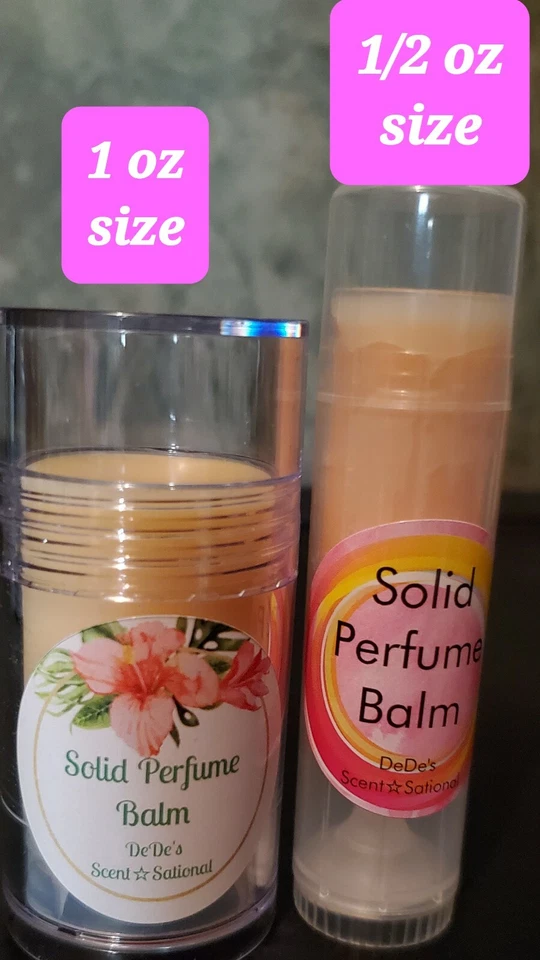 Barra de perfume sólida hecha a mano para mujer de 1/2 oz Foto 2 de 2