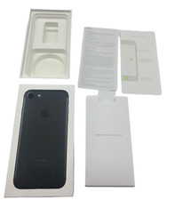 iPhone 7 Black 128GB - Empty Box Only - Plus Insert Apple