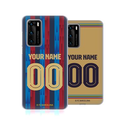CUSTOM PERSONALIZED FC BARCELONA 2022/23 KIT SOFT GEL CASE FOR HUAWEI PHONES 4