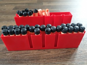 Nerf Gun Magazine Clip Rack Red 35 Bullets Soft Darts Vintage Toy Ebay