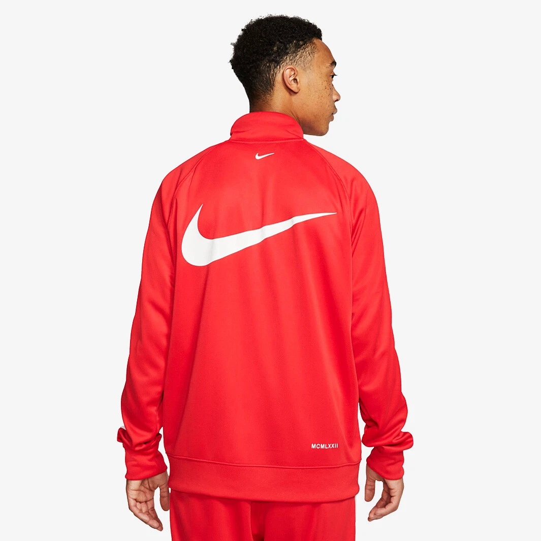 Nike Double Swoosh Men's Jacket Sweater Full Zip Red CJ4884 Medium M NWT eBay