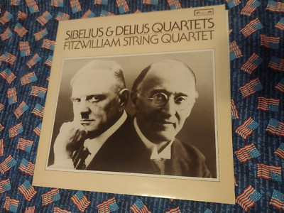 Fitzwilliam String Quartet: Sibelius/ Delius String Quartets LP, UK Import, NM