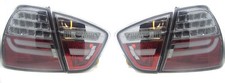 Back Rear Tail Lights For BMW E90 Saloon 05-08 Black Smoked LED Lightbar