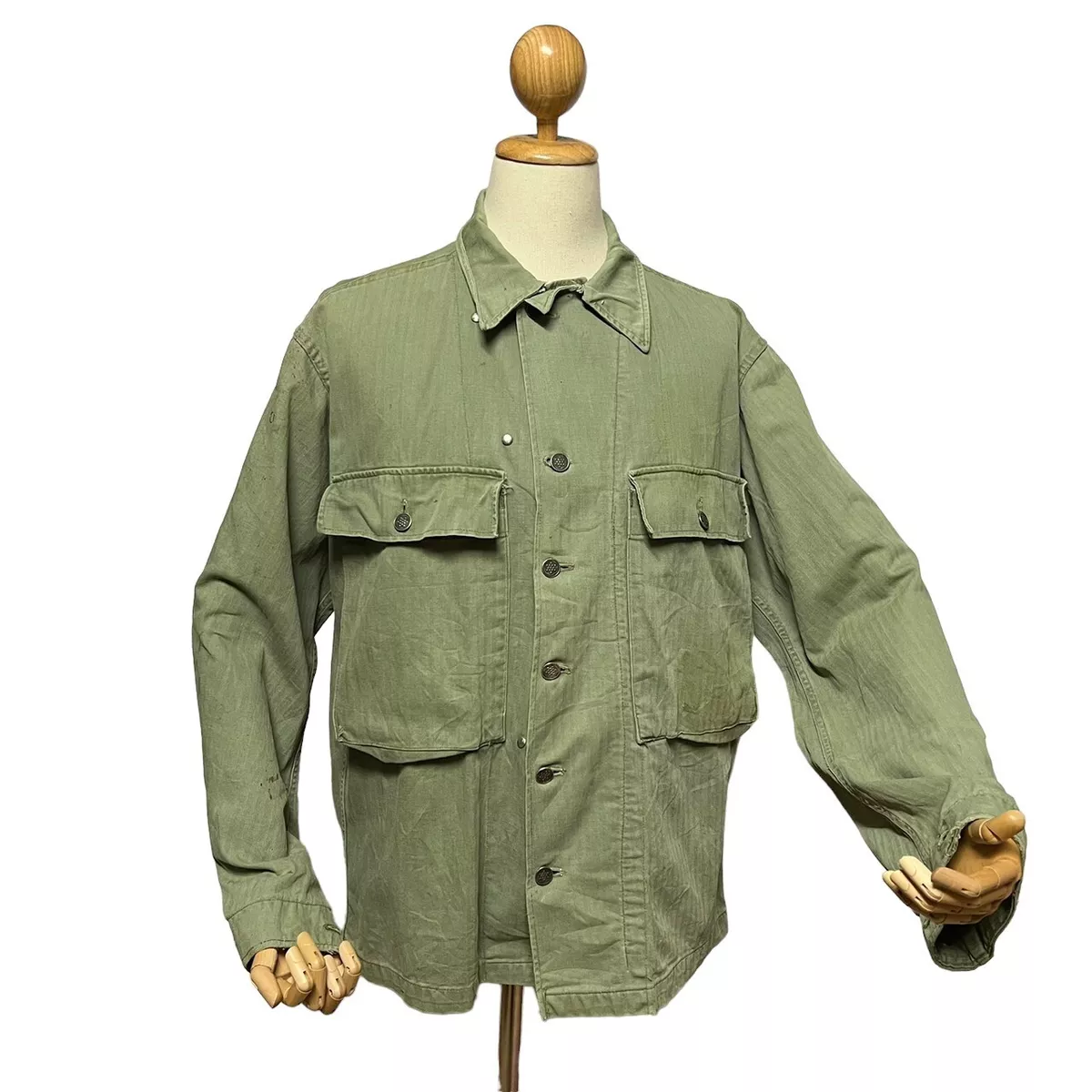 希少 黒入荷！ US ARMY UTILITY HBTジャケット- M1943 40s M43 ww2 ...