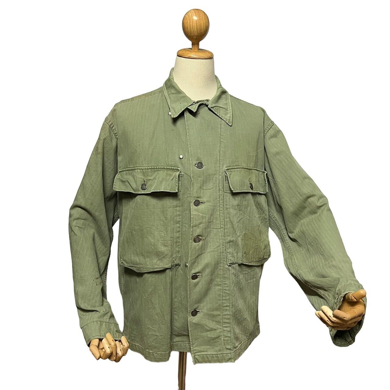 US ARMY HBT M-43 13star jacket 36R