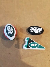 New York NY Jets Football Team Charm For Crocs Shoe Charms - 3 Pieces