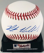 NICK WILLIAMS SIGNED RAWLINGS ROMLB BASEBALL PHILADELPHIA PHILLIES AUTO +COA