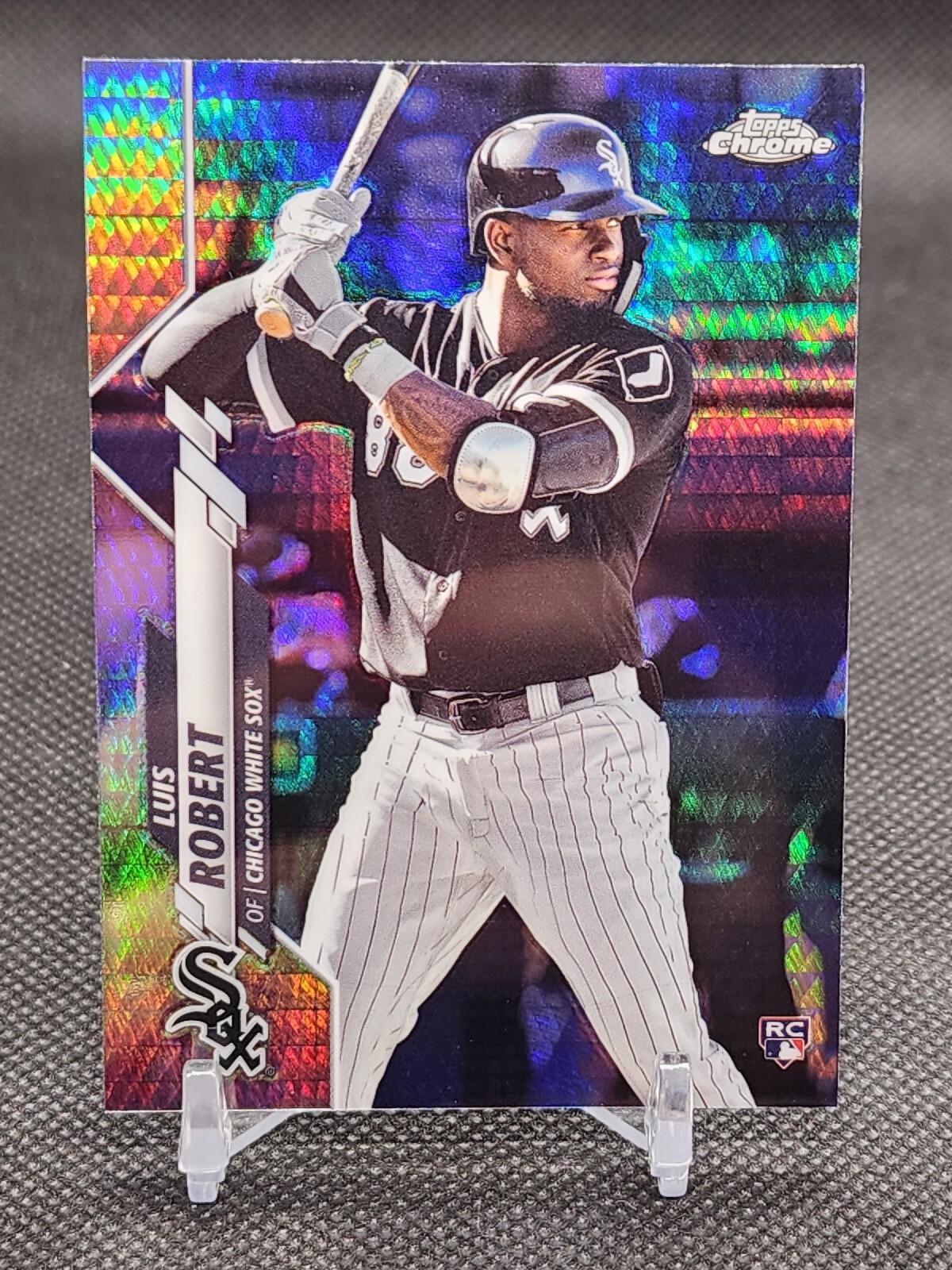 LUIS ROBERT ⚾️ 2020 Topps Chrome Prism Refractor Rookie #60 RC | White Sox
