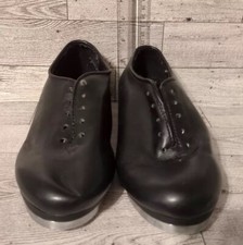 Dance Class/Trimfoot Jazz-Tap shoe Black Unisex PTM100 Screw on Taps Size 1 1/2