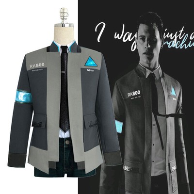 NEU Neue Detroit Become Human Connor RK800 Jacke Uniform Cosplay Kostüm DE 