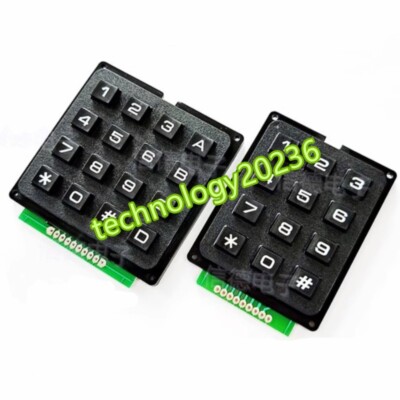 1PC NEU SCM keyboard key matrix keyboard 3*4 12 keys / 4*4 16 keys #YT