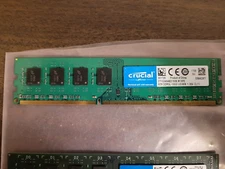 Crucial 8GB PC3L-12800U DDR3L 1600MHz Desktop RAM Memory CL11 1.35V