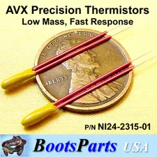 (3) Precision Temperature Sensors / NTC Thermistors - LOW Mass = FAST Response
