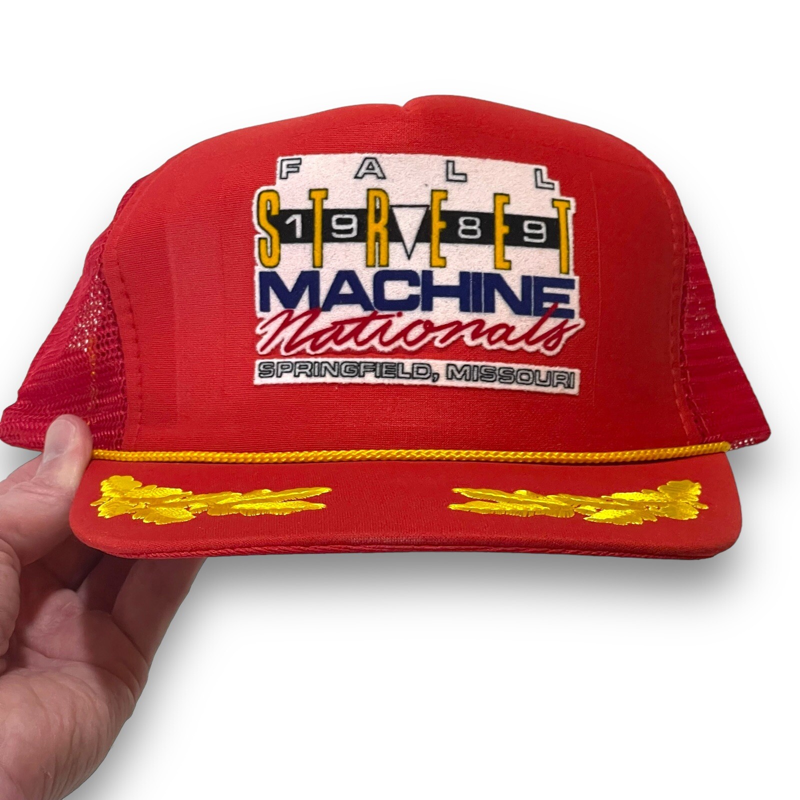 Street Machine Nationals Vintage Rope Trucker Hat Spr… Gem