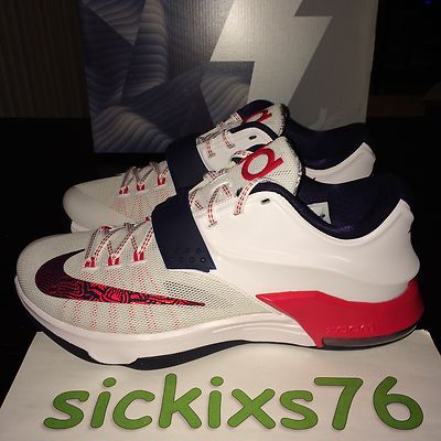 DS Men's Nike KD VII 'USA Olympic Basketball' Sz 8-15/EUR 41-49.5 [653996-146]