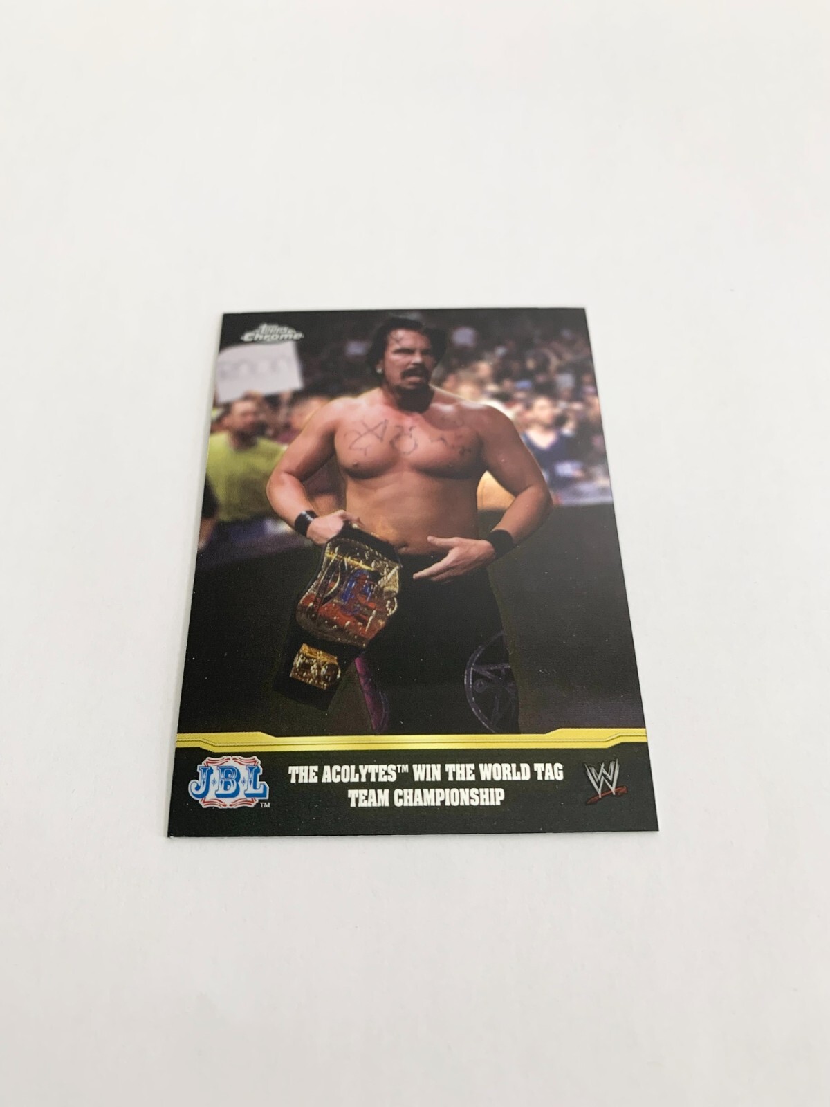 JBL Champion Spotlight 2014 Topps Chrome WWE Card # 1