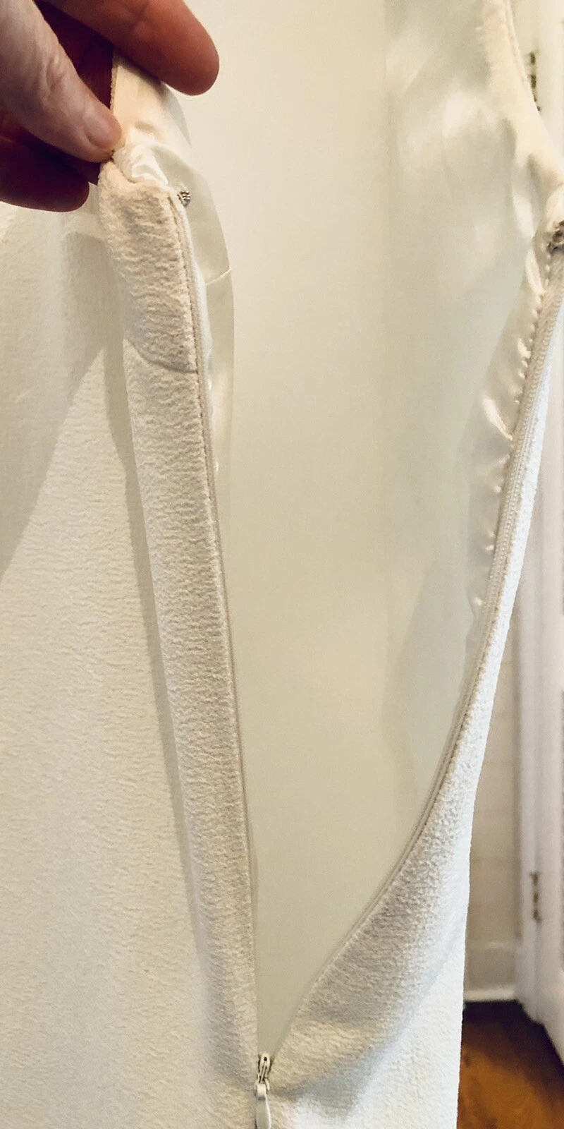 OFF WHITE ABITO LOVE 21 OFF WHITE TAGLIA L BORCHIATO MANICHE CAPPUCCIO