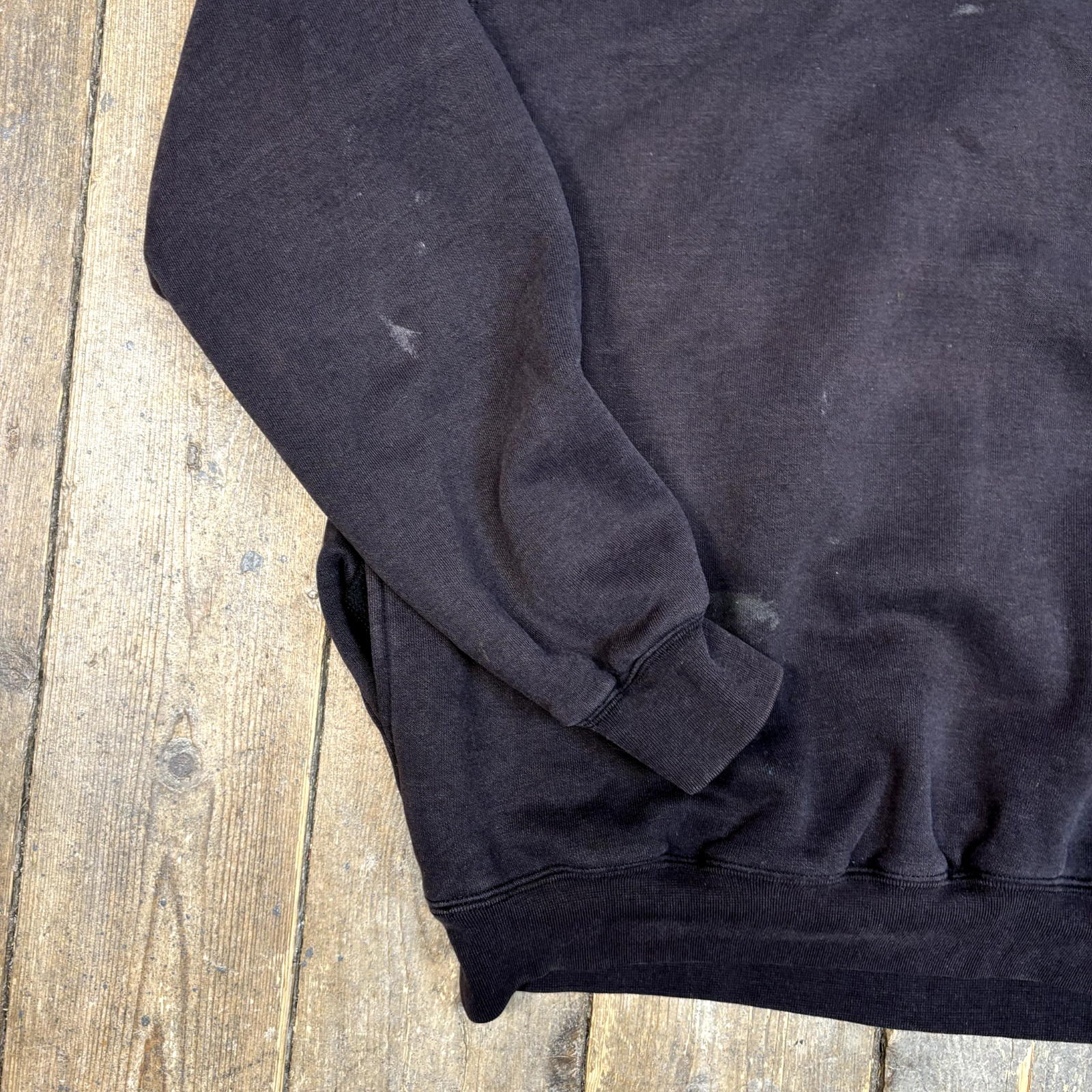 Carhartt Sweatshirt Mens Mesh Lined Heavyweight Workwear Jumper, Black XL image 6