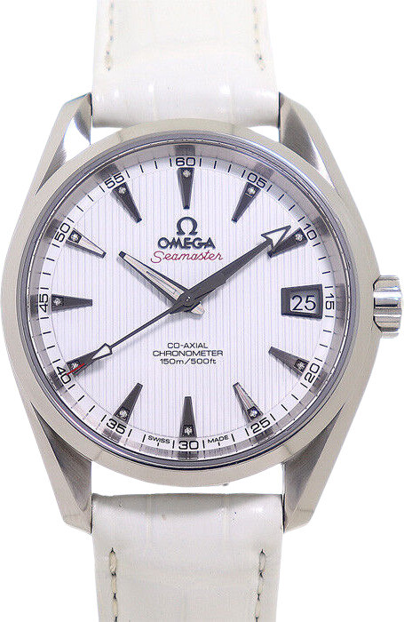 21:54 OMEGA Seamaster Aqua Terra White Women's Watch - 231.13.39.21.54.001 ...