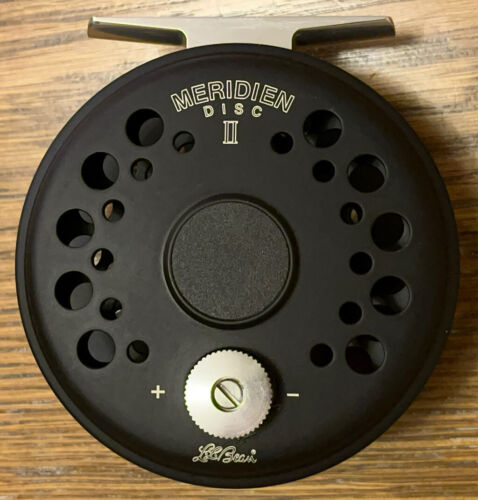 L.L. Bean Meridien Disc ll Fly Fishing Reel without Pouch New Matte Black