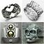 miniature 3  - Heavy Stainless Steel Gothic Punk Biker Rings Fashion Mens Skull Jewelry Sz 6-13