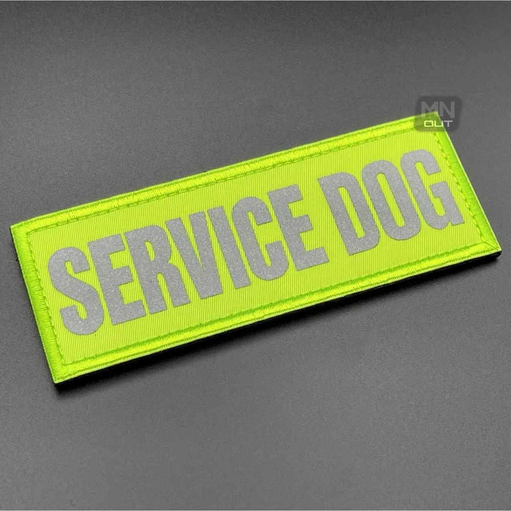 Dog Harness Patch Hook & Loop Canine K9 Vest Warning Badge Tactical Pet Labels