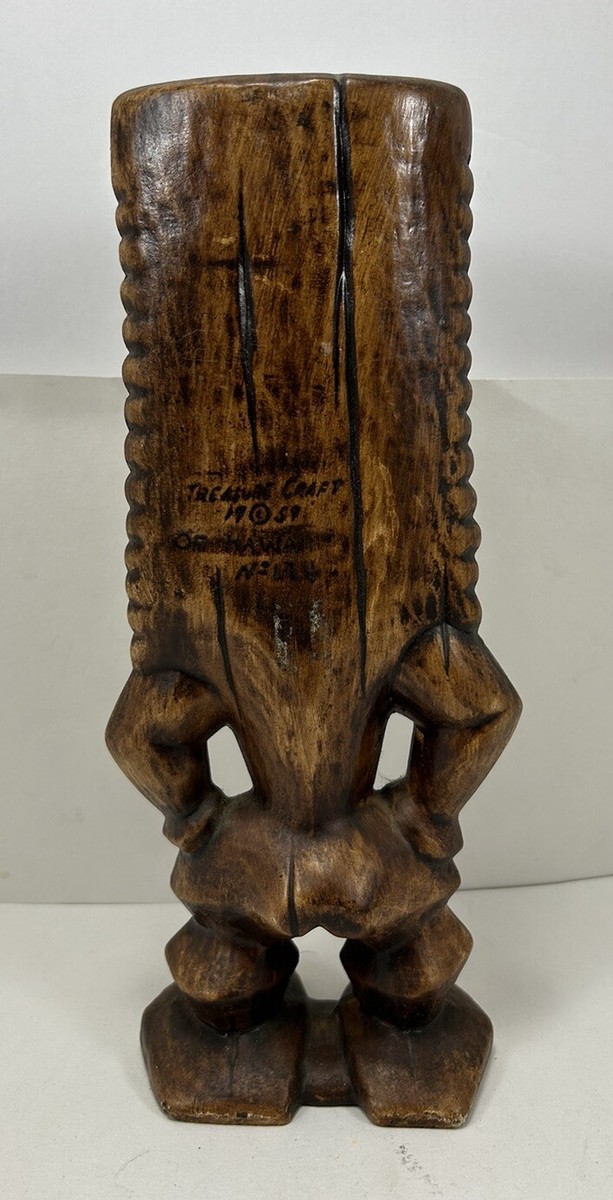 新品 50年代 ビンテージ 1959 トレジャークラフト ハワイ ティキ 当時物 Vintage 1959 Treasure Craft Hawaii Hawaiian Ceramic Tiki God
