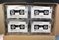 IMATION 541-30 Mini Dictation Cassette Tape 30 Minute Recording Time - Box of 20