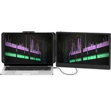 XtendView 14" Monitor Portatile Laptop Estensore Schermo Doppio USB-C HDMI | Stock Regno Unito