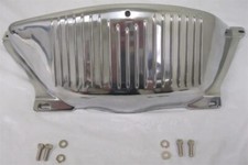 Turbo 350 400 Polished Aluminum Flywheel Dust Cover Fits Chevy Th 350 400 Trans