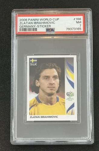 2006 Panini World Cup Stickers Zlatan Ibrahimovic #166 PSA 7