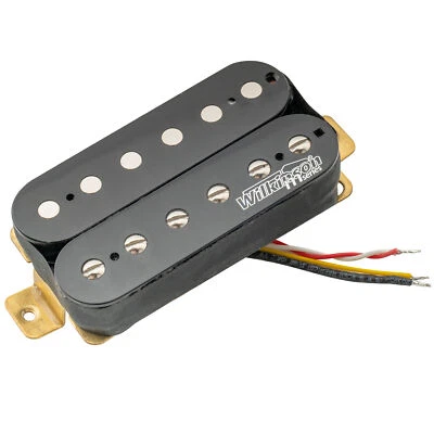 Wilkinson Black Vintage Tone Alnico 5 Open Humbucker 52mm Guitar Bridge Pickup