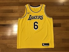 New XL Nike LeBron James Los Angeles Lakers Swingman Icon Jersey CW3669-738 Men