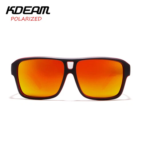 KDEAM Square Sport Polarisierte Sonnenbrille Herren Outdoor Angeln Fahren Brille - Bild 4 von 38
