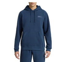 New 2 Piece Men  s Puma Fleece Hoodie Pullover Sweatshirt  Jogger Blue L