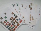 Collection Of 45 Pages Of Usa Stamps