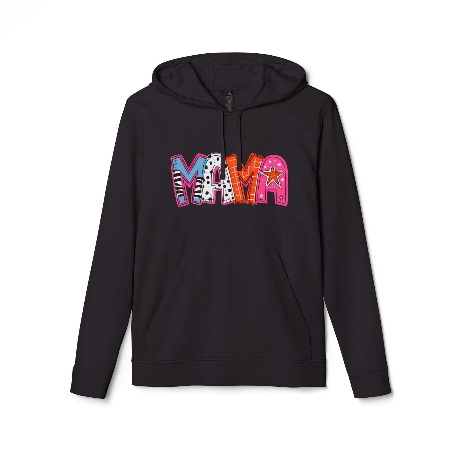Mama colorful letters Hoodie | White graphic sweatshirt