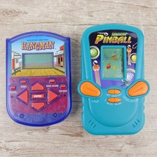 VTG Electronic Handheld HANGMAN Game 1995 Milton Bradley Shakin' Pinball WORKS